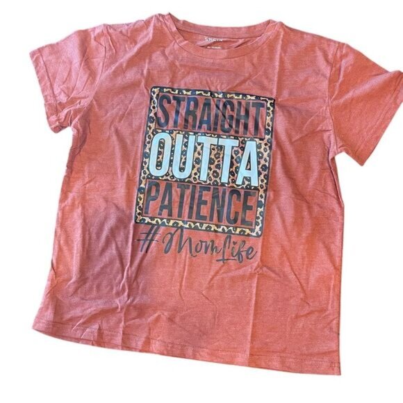 NWOT SHEIN Graphic T-Shirt‎ Rust Brown Size L 8/10 - Picture 1 of 6